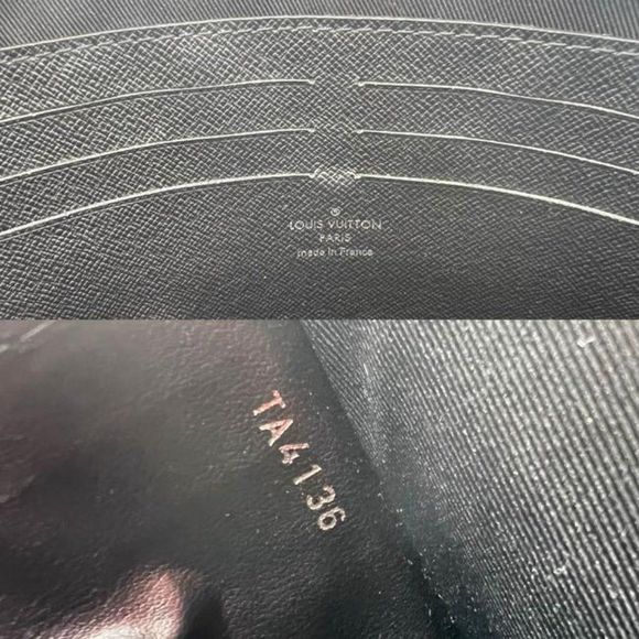 Louis Vuitton Pochette Rope Voyage Blue Black Damier Graphite Canvas Weekend - Picture 12 of 12